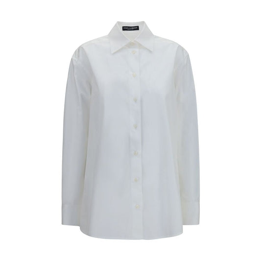 Dolce & Gabbana White Cotton Dress Shirt - HBPS Beauty & Fashion
