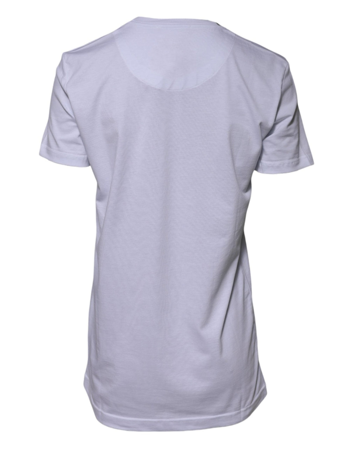 Dolce & Gabbana White Cotton Goodluck 2023 Crew Neck T-shirt - HBPS Beauty & Fashion
