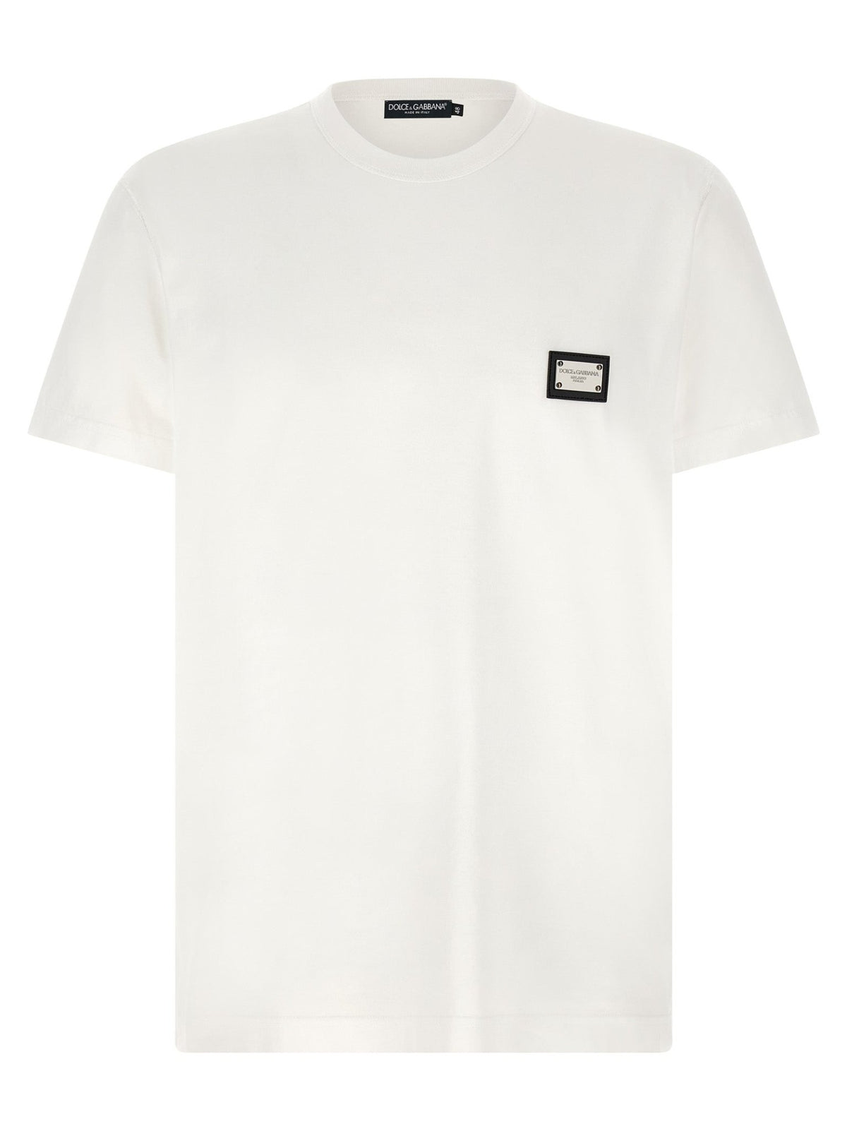 Dolce & Gabbana White Cotton T-Shirt - HBPS Beauty & Fashion