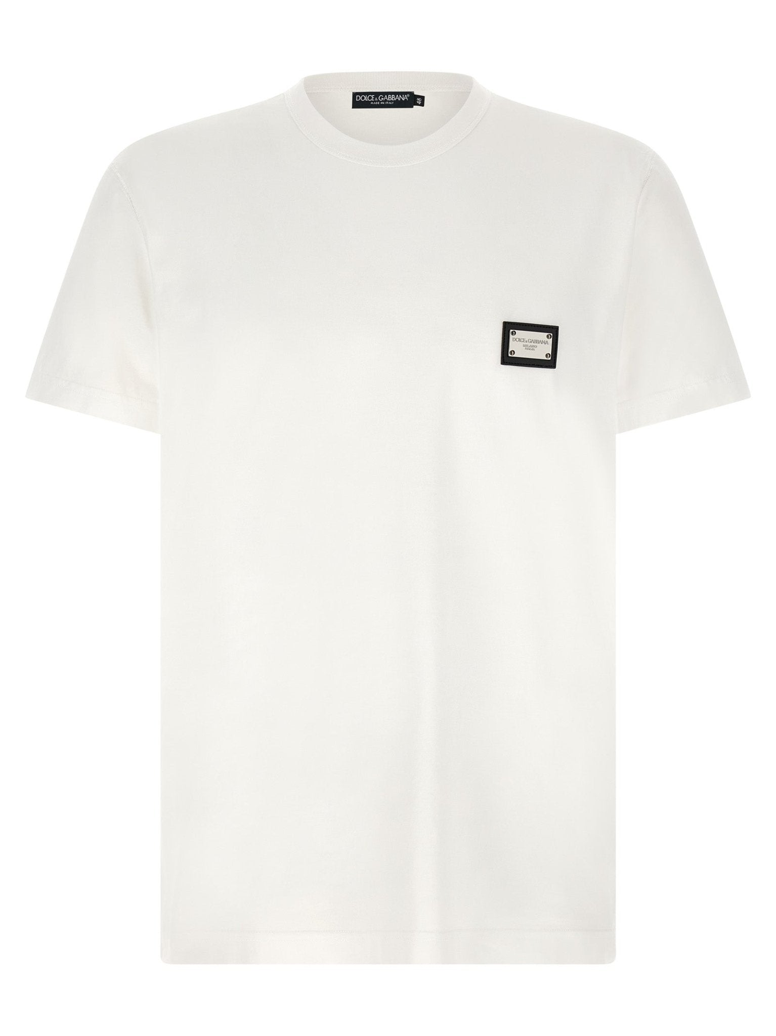 Dolce & Gabbana White Cotton T-Shirt - HBPS Beauty & Fashion