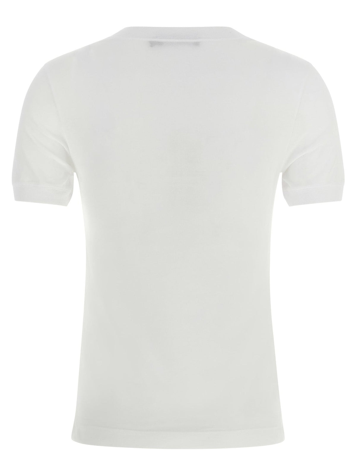 Dolce & Gabbana White Cotton T-Shirt - HBPS Beauty & Fashion
