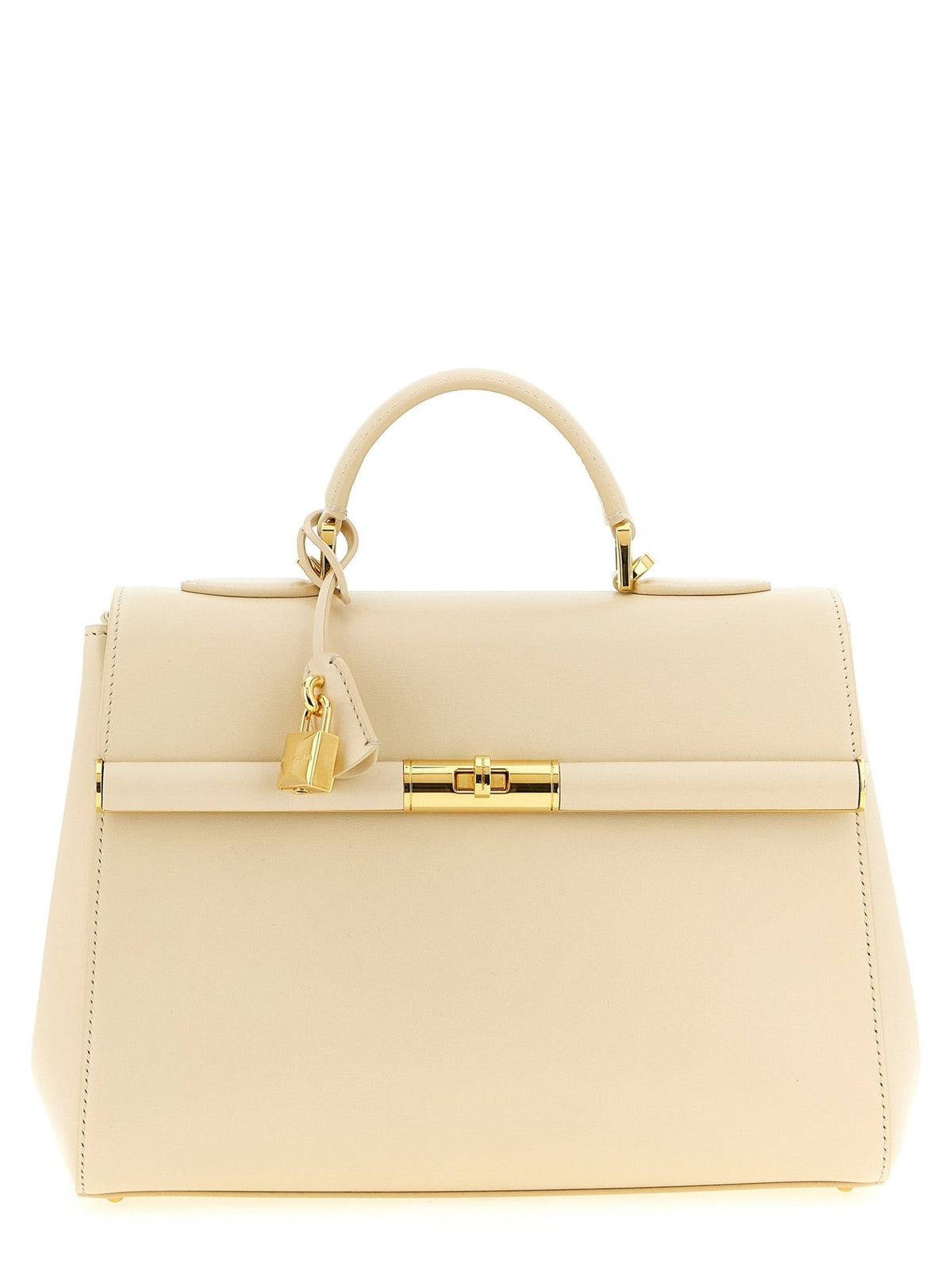 Dolce & Gabbana White Lamb Leather Handbag - HBPS Beauty & Fashion
