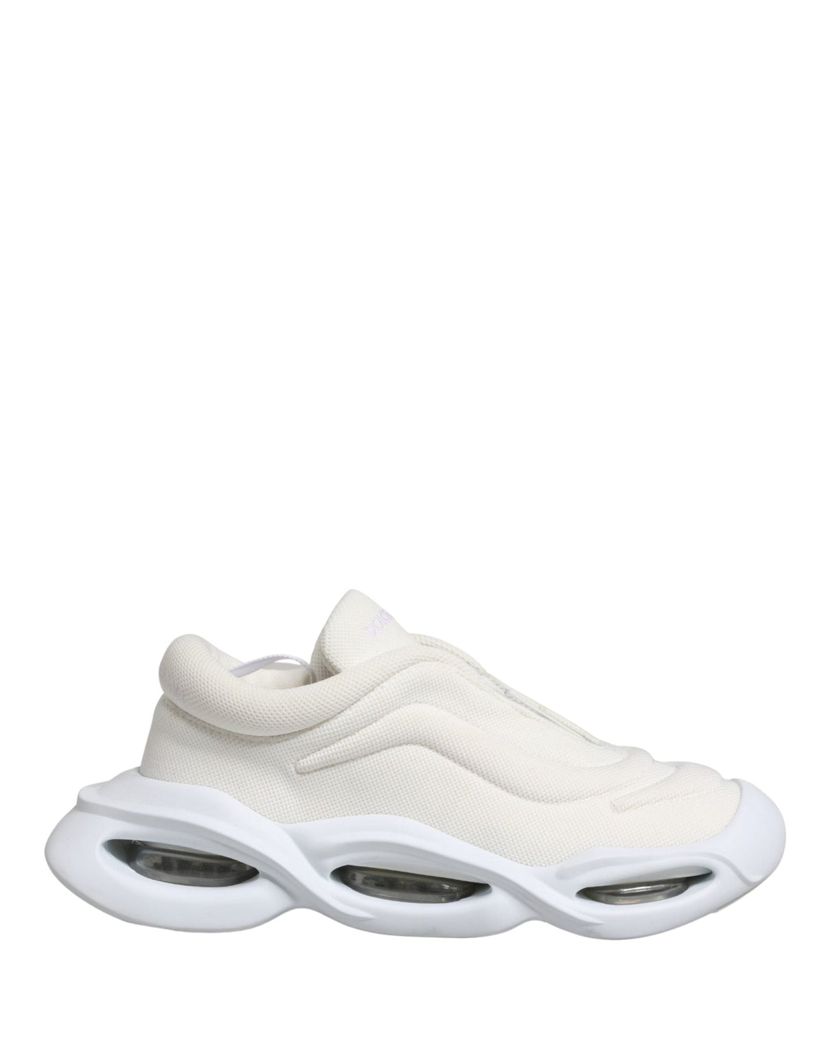 Dolce & Gabbana White Slip On Wave Low Top Sneakers Shoes - HBPS Beauty & Fashion