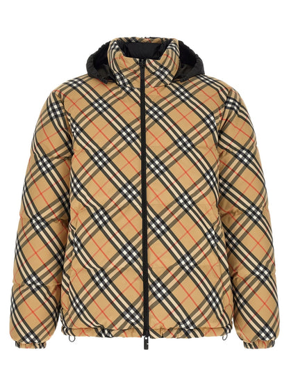 Doudoune Burberry homme Snowdon en polyester beige – BU-319680 - HBPS Beauty & Fashion