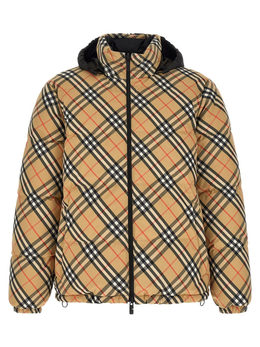 Doudoune Burberry homme Snowdon en polyester beige – BU-319680 - HBPS Beauty & Fashion