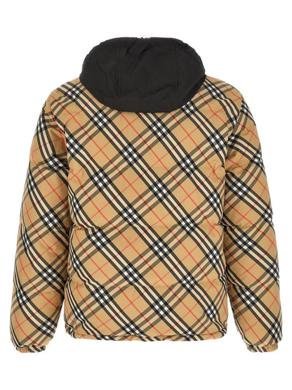 Doudoune Burberry homme Snowdon en polyester beige – BU-319680 - HBPS Beauty & Fashion