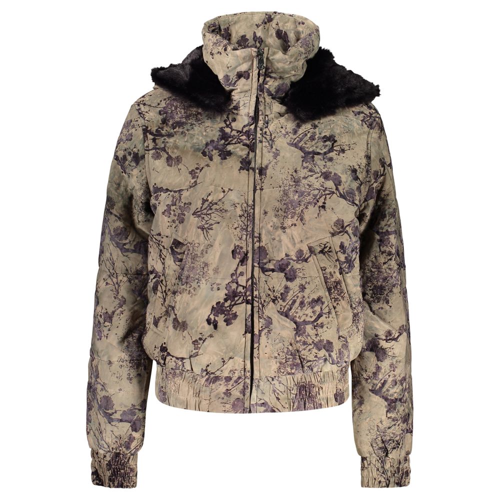 Doudoune Desigual femme Naomi à motifs en polyester vert – DE-48309 - HBPS Beauty & Fashion