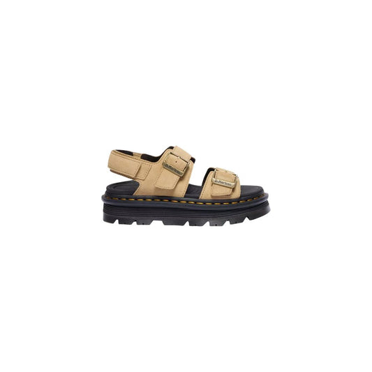 Dr. Martens Beige Leather Platform Sandals - HBPS Beauty & Fashion