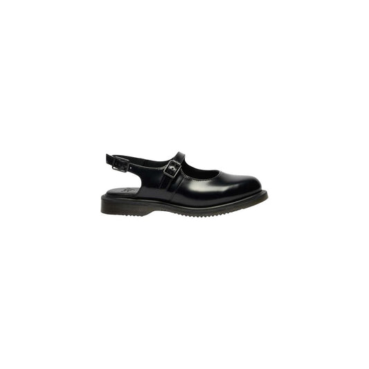 Dr. Martens Black Leather Flat Sandals - HBPS Beauty & Fashion