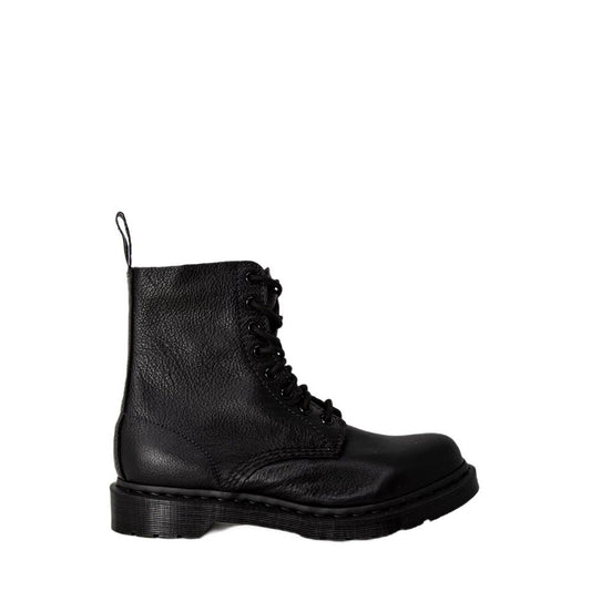 Dr. Martens Black Leather Lace-Up Boots - HBPS Beauty & Fashion
