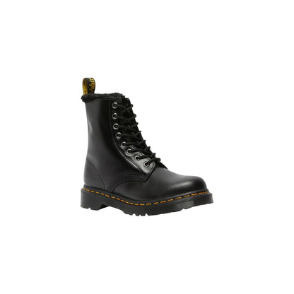 Dr. Martens Black Leather Lace-Up Boots - HBPS Beauty & Fashion