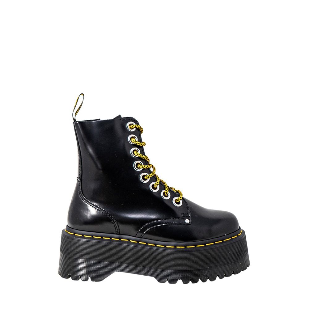 Dr. Martens Black Leather Lace-Up Boots - HBPS Beauty & Fashion
