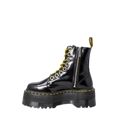 Dr. Martens Black Leather Lace-Up Boots - HBPS Beauty & Fashion