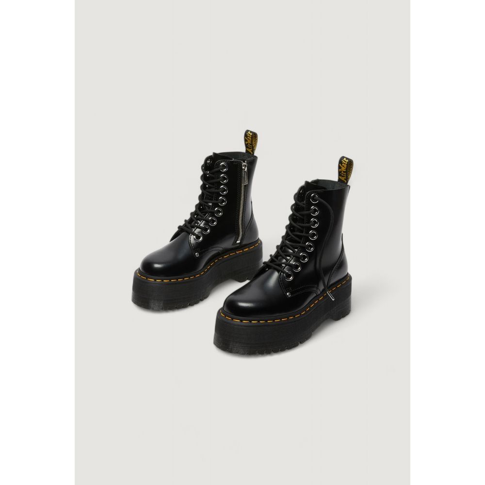 Dr. Martens Black Leather Lace-Up Boots - HBPS Beauty & Fashion