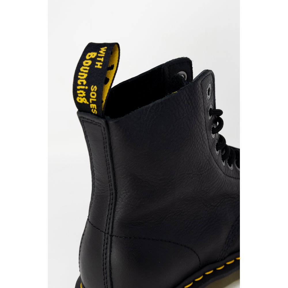 Dr. Martens Black Leather Lace-Up Boots - HBPS Beauty & Fashion