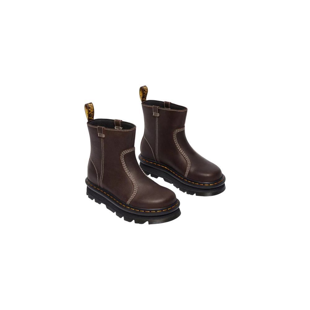 Dr. Martens Brown Leather Ankle Boots - HBPS Beauty & Fashion