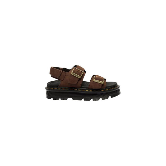 Dr. Martens Brown Leather Platform Sandals - HBPS Beauty & Fashion