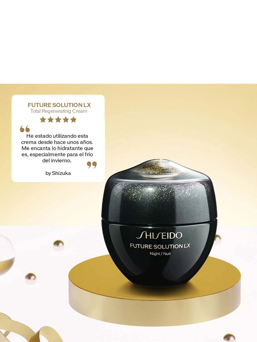 Cofre Future Solution Lx Night Cream by Perfumerías Padilla