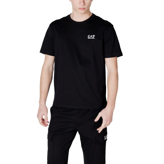 EA7 Emporio Armani Black And White Cotton Sportswear - HBPS Beauty & Fashion