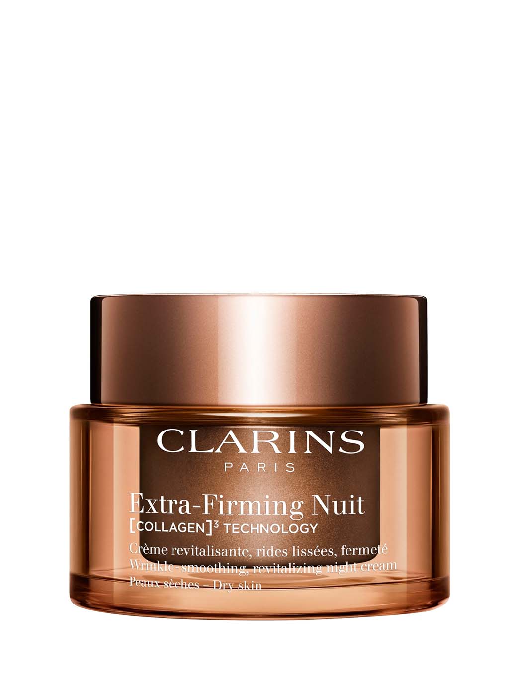 Clarins – Extra-Firming Crème de Nuit Raffermissante Peaux Sèches 50ml | Technologie [COLLAGÈNE]³