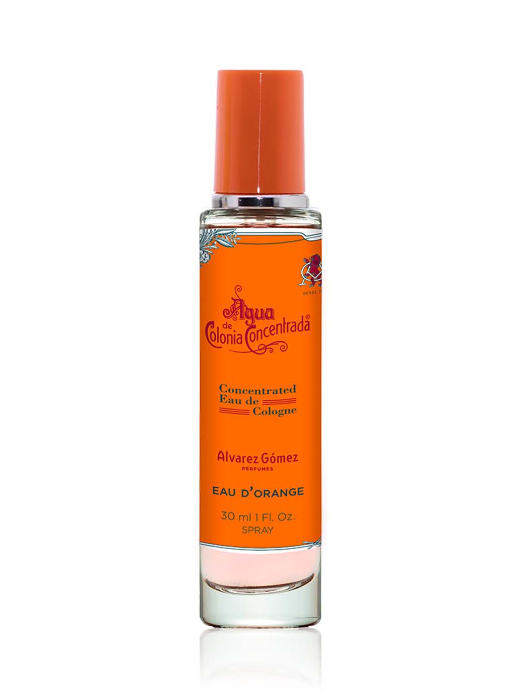 Eau de Cologne Concentrée Álvarez Gómez Orange Bergamote Citron Fleurs d Oranger