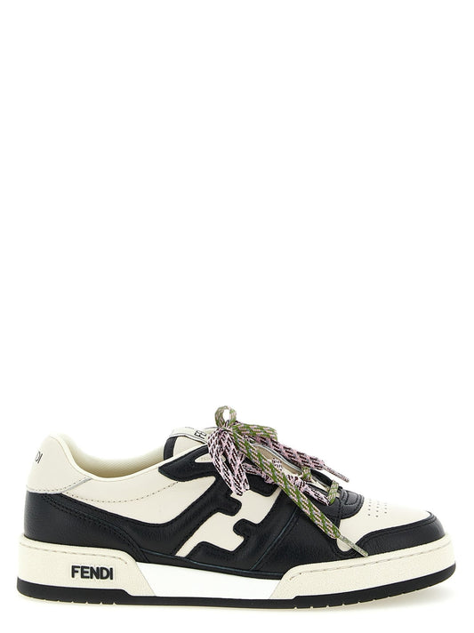 Fendi Bicolor Calfskin Athletic Sneakers - HBPS Beauty & Fashion
