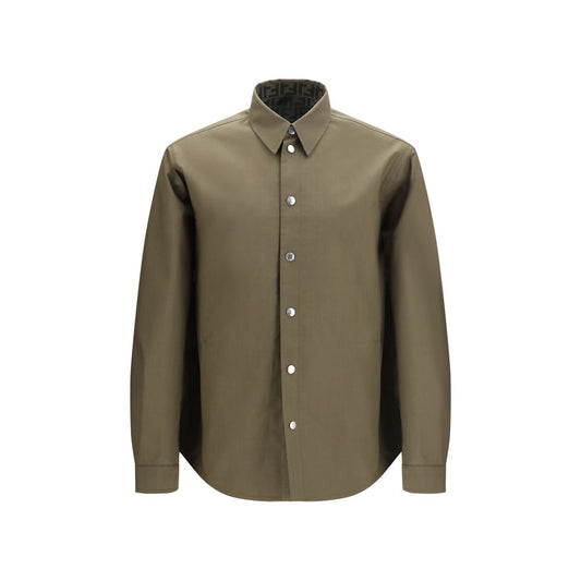 Fendi Bicolor Polyester Full-Length Jacket - HBPS Beauty & Fashion