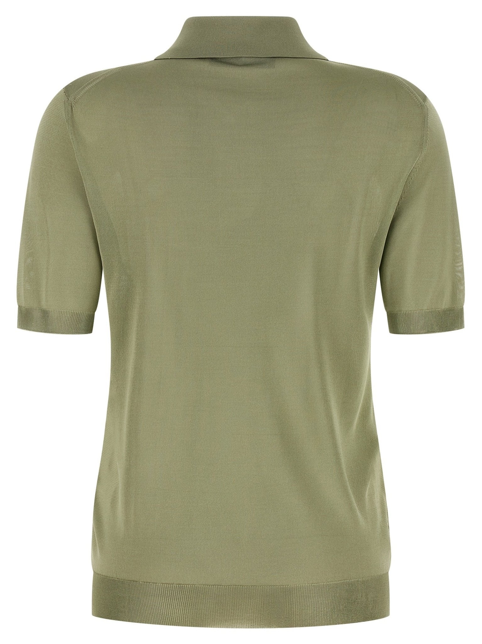 Fendi Bicolor Viscose Polo Shirt - HBPS Beauty & Fashion
