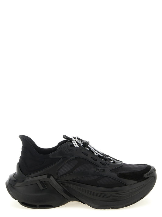 Fendi Black Calfskin Athletic Sneakers - HBPS Beauty & Fashion