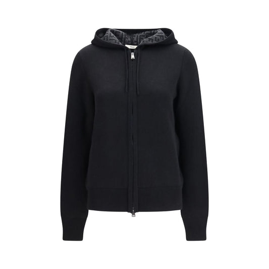 Fendi Black Cashmere Hoodie - HBPS Beauty & Fashion