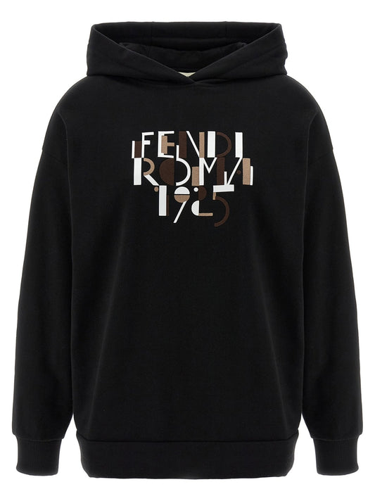 Fendi Black Cotton Sweatshirt - HBPS Beauty & Fashion