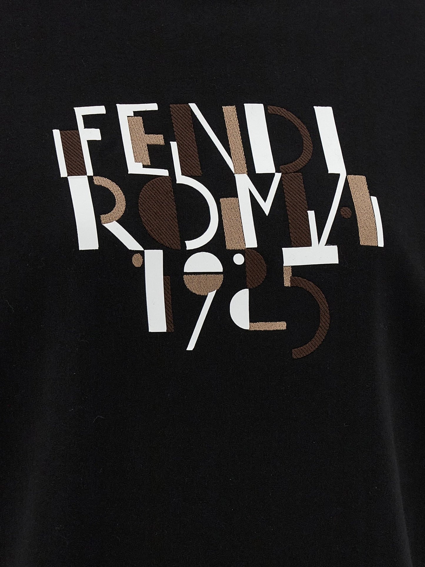 Fendi Black Cotton Sweatshirt - HBPS Beauty & Fashion