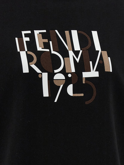 Fendi Black Cotton Sweatshirt - HBPS Beauty & Fashion