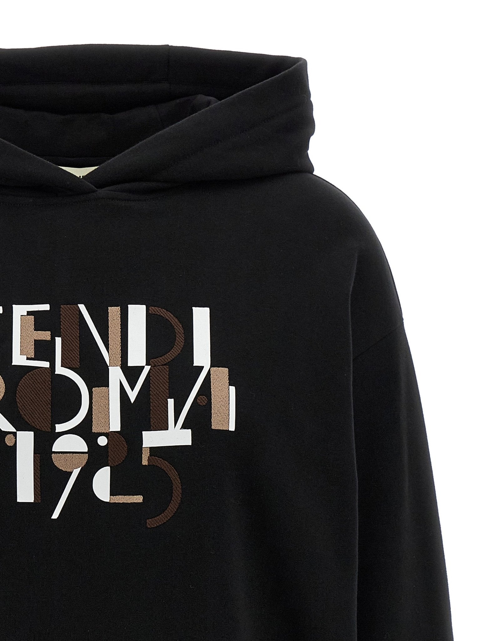 Fendi Black Cotton Sweatshirt - HBPS Beauty & Fashion