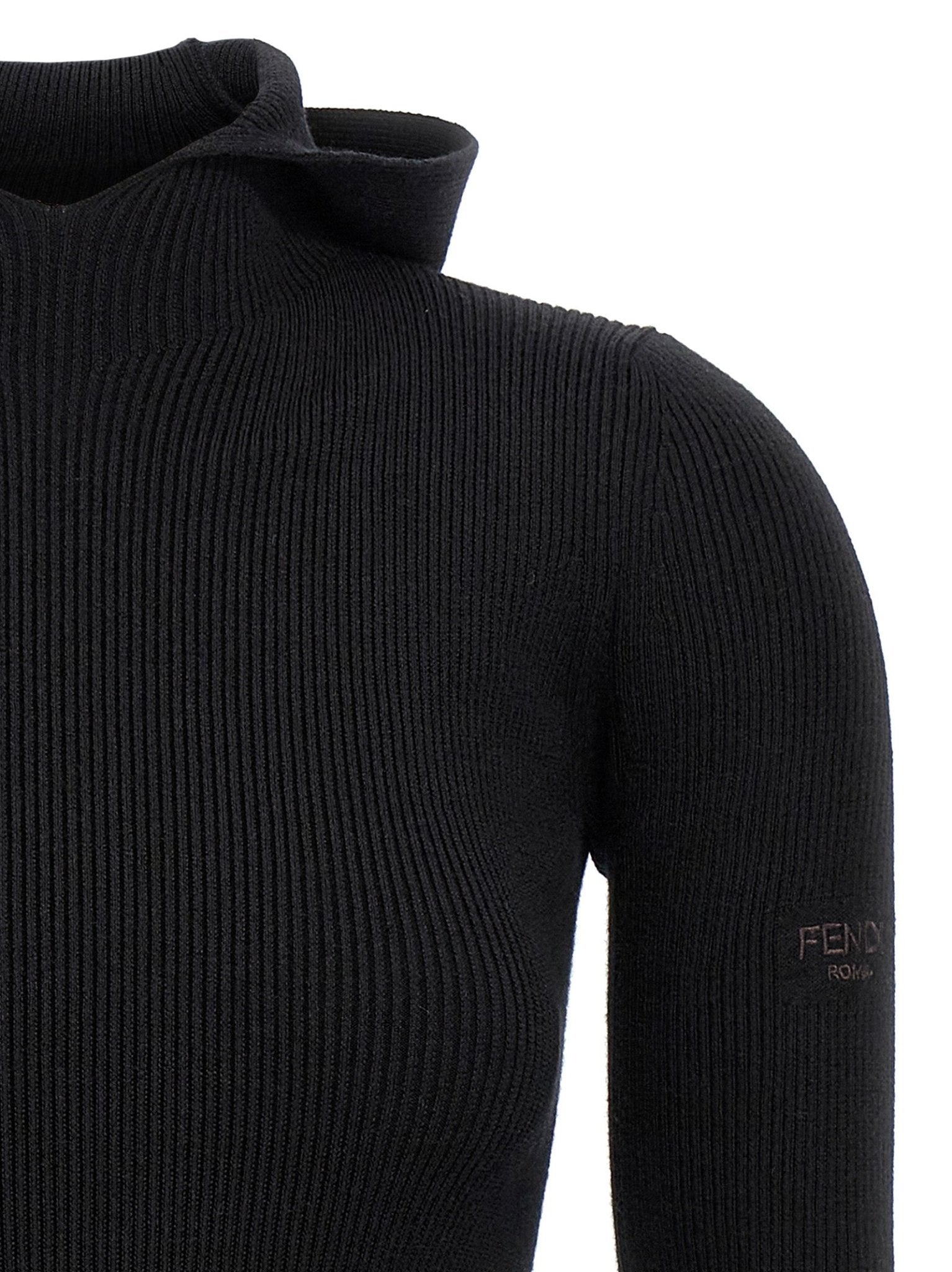 Fendi Black Wool Short Dress - HBPS Beauty & Fashion
