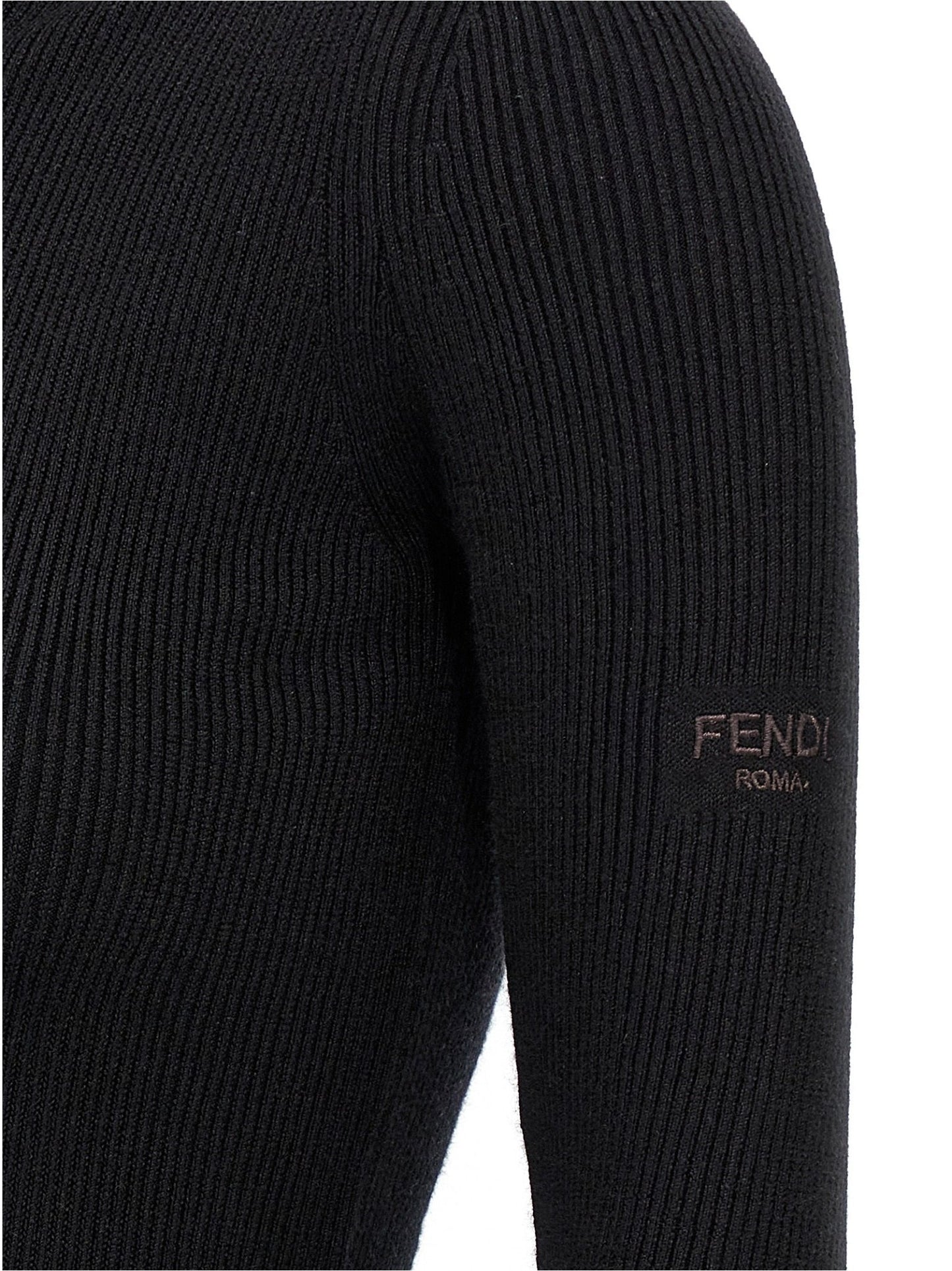 Fendi Black Wool Short Dress - HBPS Beauty & Fashion