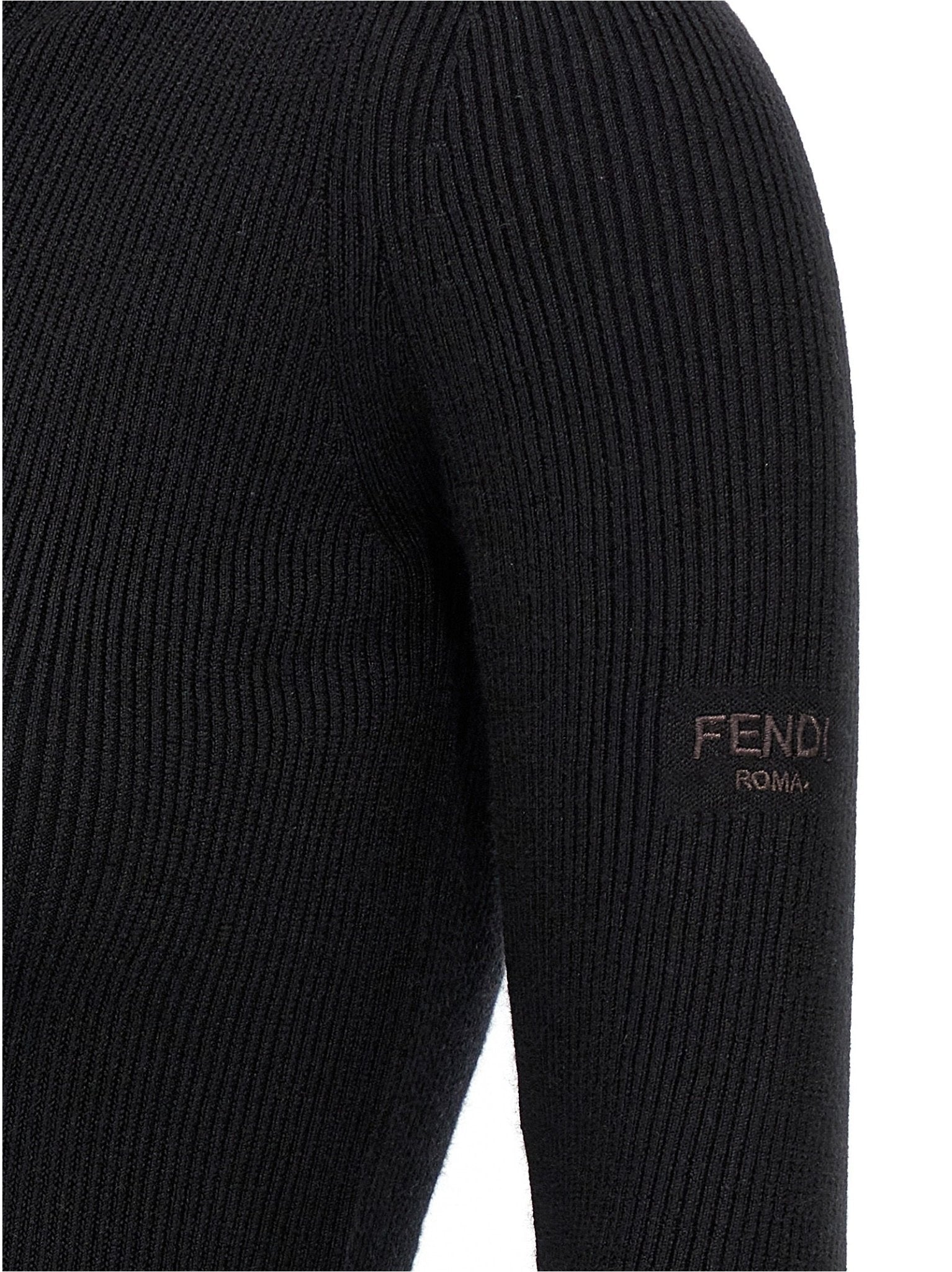 Fendi Black Wool Short Dress - HBPS Beauty & Fashion
