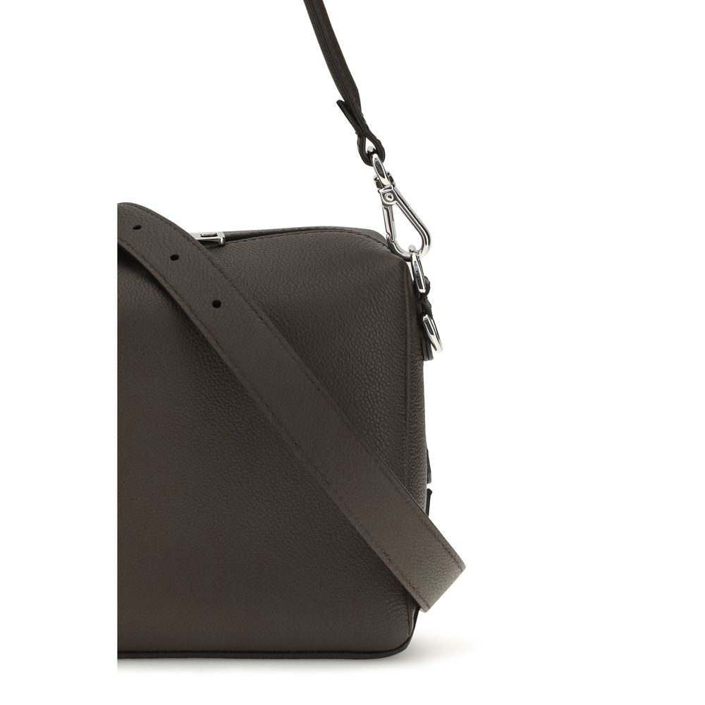 Fendi Brown Calf Leather Bos Taurus Shoulder Bag - HBPS Beauty & Fashion