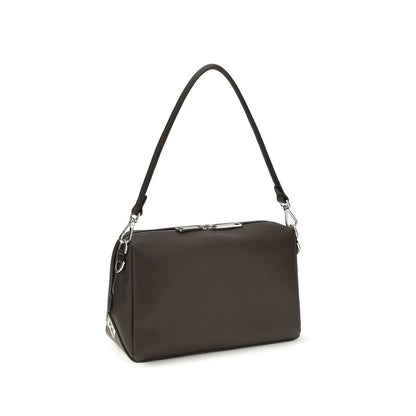 Fendi Brown Calf Leather Bos Taurus Shoulder Bag - HBPS Beauty & Fashion