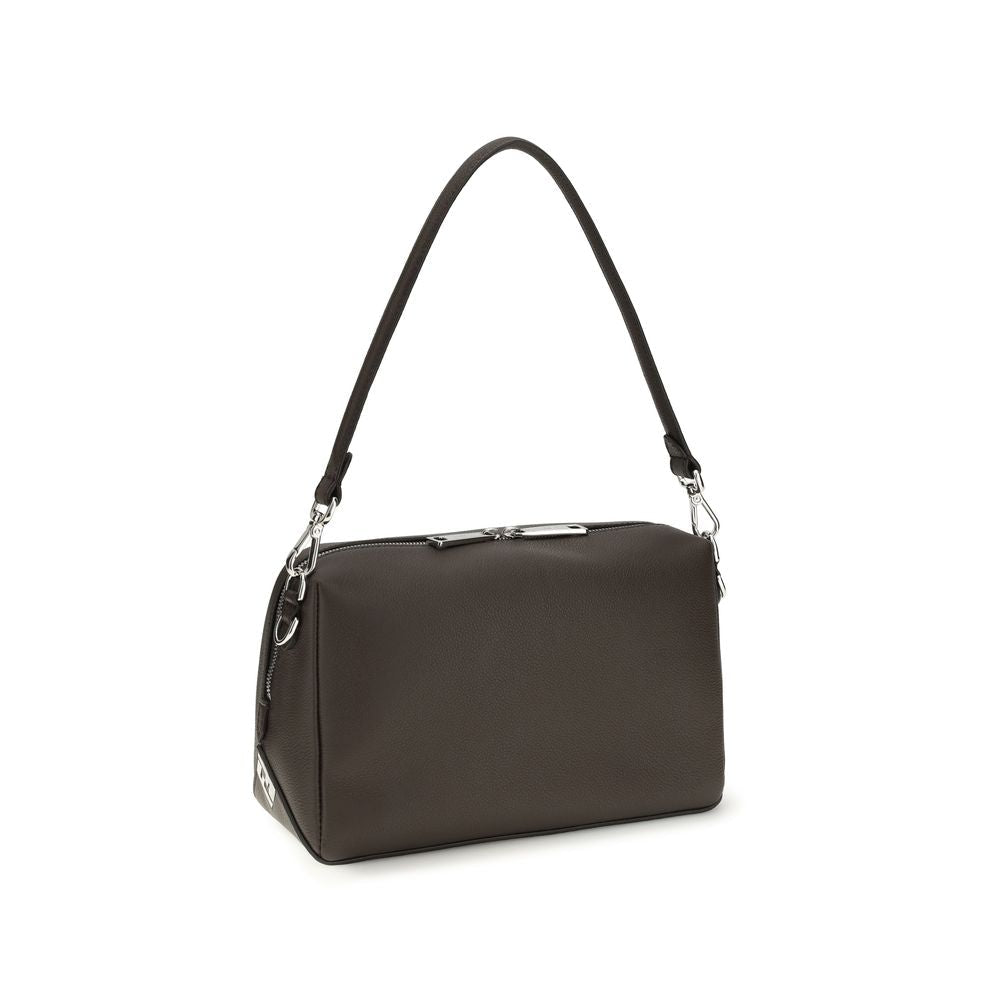 Fendi Brown Calf Leather Bos Taurus Shoulder Bag - HBPS Beauty & Fashion