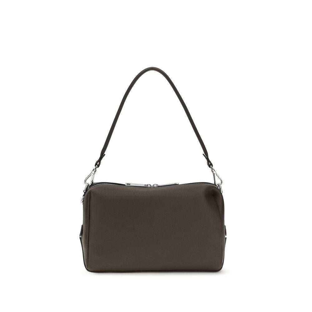 Fendi Brown Calf Leather Bos Taurus Shoulder Bag - HBPS Beauty & Fashion