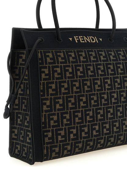 Fendi Brown Cotton Tote Bag - HBPS Beauty & Fashion