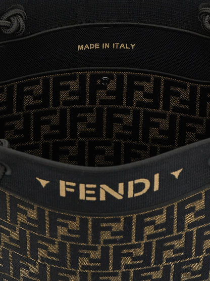 Fendi Brown Cotton Tote Bag - HBPS Beauty & Fashion
