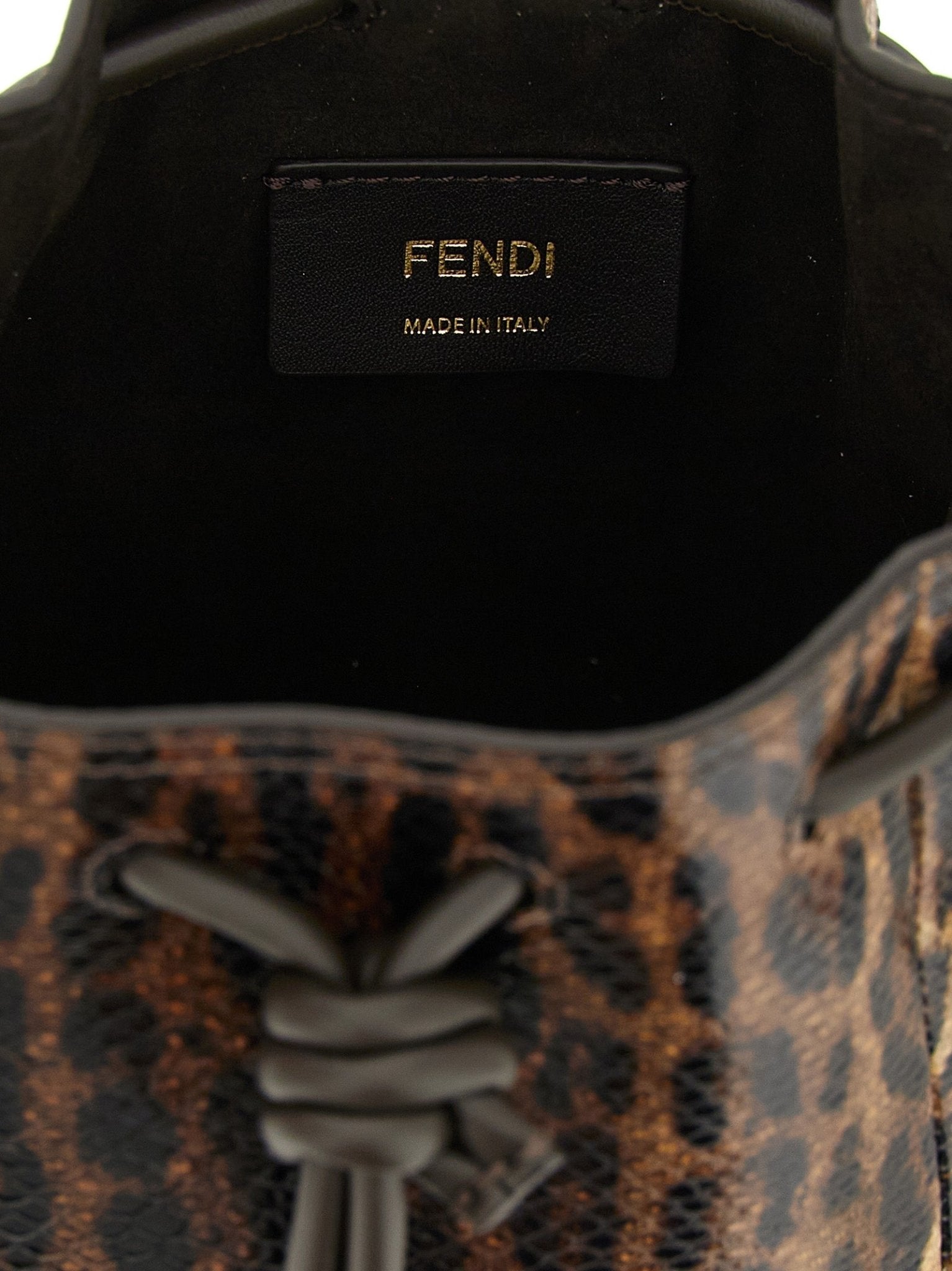 Fendi Brown Velvet Leather Handbag - HBPS Beauty & Fashion