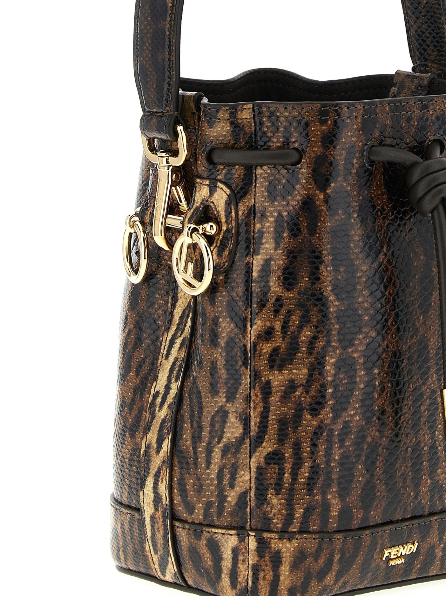 Fendi Brown Velvet Leather Handbag - HBPS Beauty & Fashion