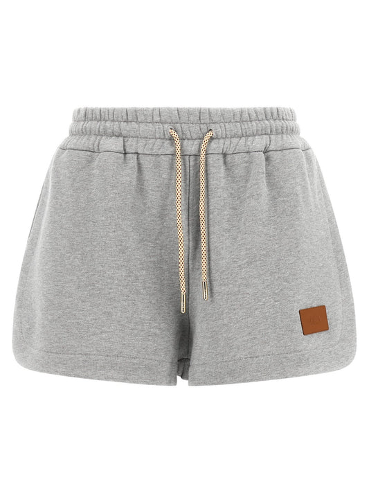 Fendi Gray Cotton Bermuda Shorts - HBPS Beauty & Fashion