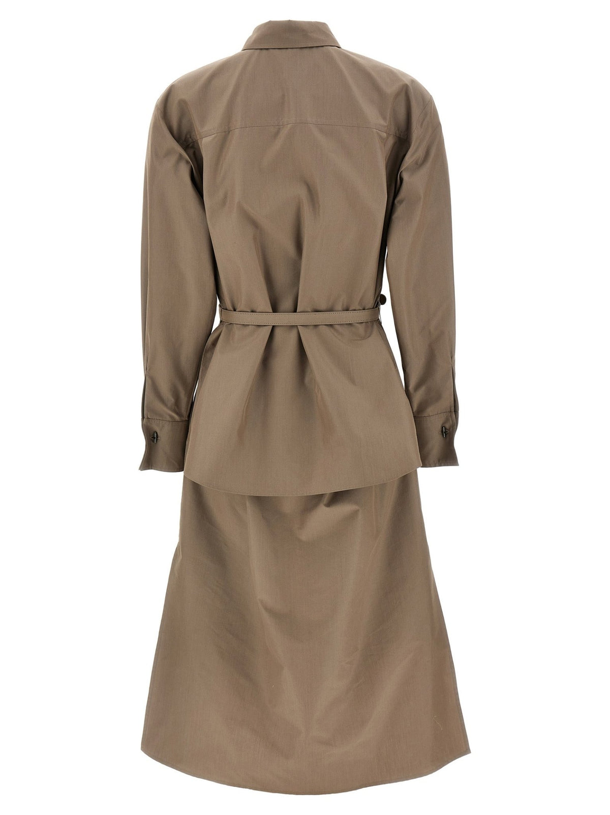 Fendi Gray Cotton Midi Dress - HBPS Beauty & Fashion