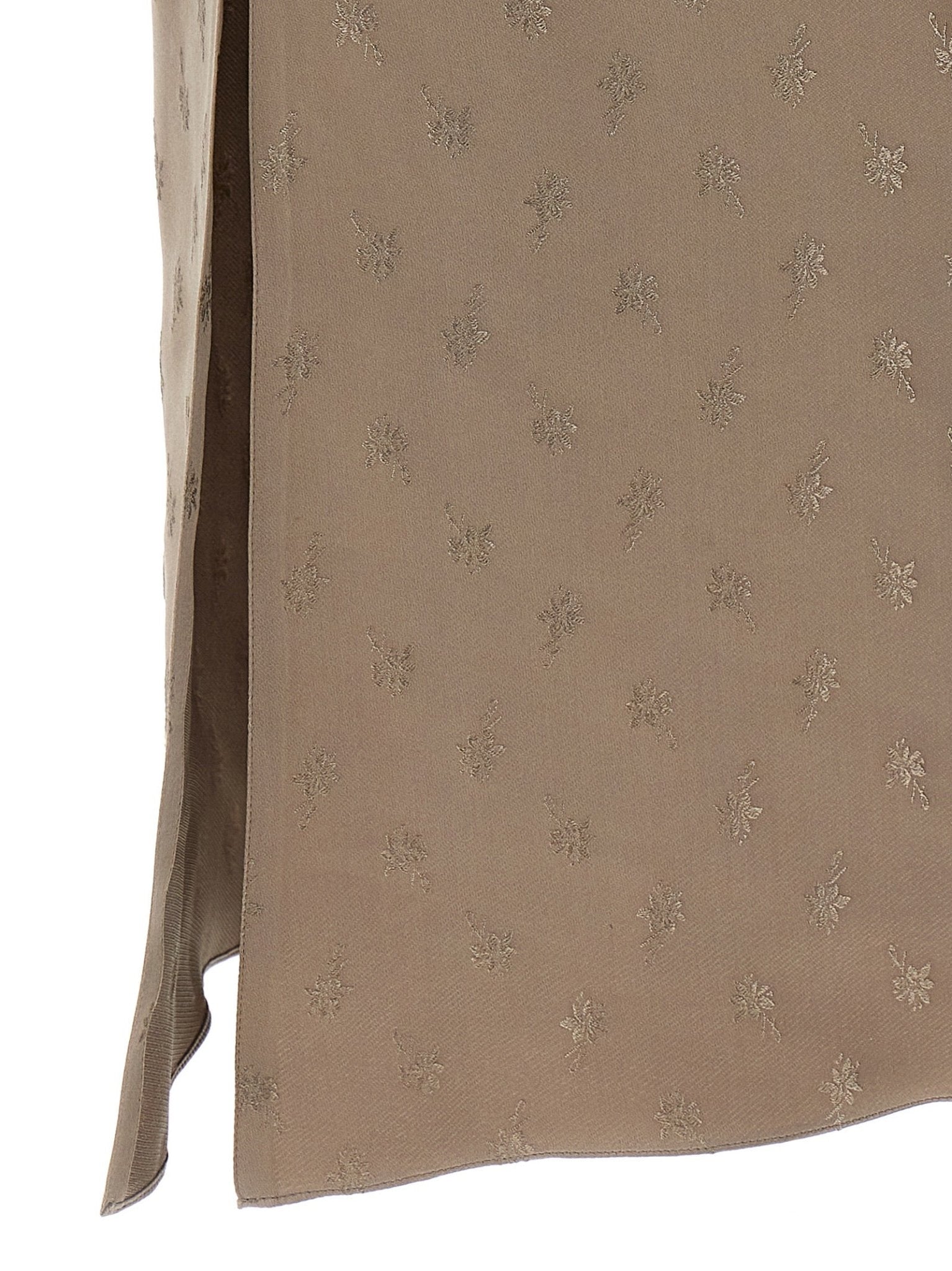 Fendi Gray Silk Midi Dress - HBPS Beauty & Fashion