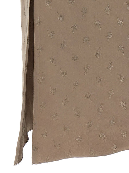 Fendi Gray Silk Midi Dress - HBPS Beauty & Fashion