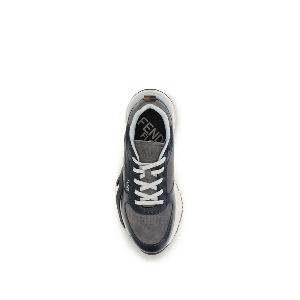 Fendi Multicolor Calf Leather Bos Taurus Athletic Sneakers - HBPS Beauty & Fashion
